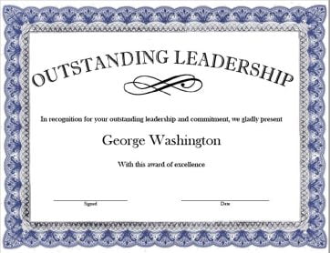 Leadership Certificate